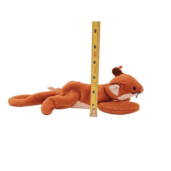 Vintage 1996 TY Beanie Babies Sly The Red Fox with Tags 9" Security Toy Kid Baby - Picture 7 of 10